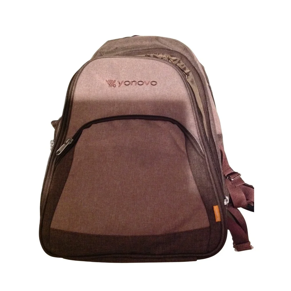 Yonovo Picnic Backpack for 2 Brown Tan Insulated Outdoor Set NEW